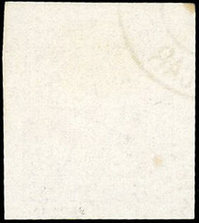Tax stamps. 5c. violet. cancelled GraImperforatees marges. Superb