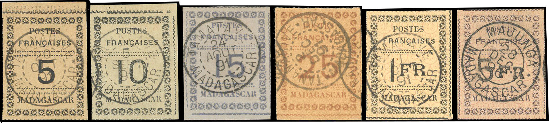 Complete series. 6 values. cancelled Very Fine to Superb. (Estimate ...