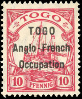 10pf. red. Overload I. Printing 1000. Very Fine. (Estimate 485€)
