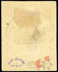 1F. black or yellow. cancelled central Post mark TAMATAVE of 15 ...