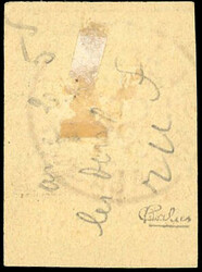 1F. black or yellow. cancelled Superb. (Estimate 465€)