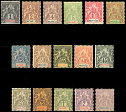 Complete series. 16 values. Very Fine to Superb. (Estimate 555€)