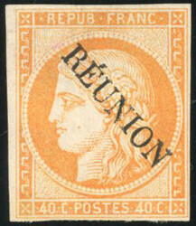 13.10.2025: Lot withdrawn!40c. orange + 80c. rose. Very Fine. ...