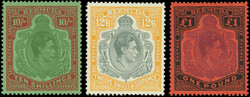 3 values. VF. (Estimate 1275€)