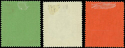 3 values. VF. (Estimate 1275€)