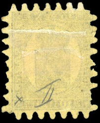 10p. black on buff. Missing teeth. Fine (Estimate 700€)