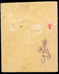 1F. carmin. Réimpression. SUP. (Prix estimé 2500€)