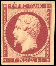 2565015: France Empire non dentelé 1853