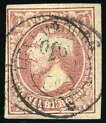 2c. Carmine-pink. cancelled Post mark LUXEMBOURG. Very Fine.