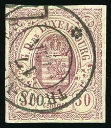 30c. violet. Imperforatees margins. Superb. (Estimate 285€)