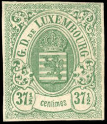 37 1/2 green. Very Fine. (Estimate 450€)