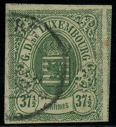 37 1/2. green. Superb. (Estimate 240€)