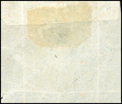 6Rp. ZURICH. Vertical Imperforate Lines. Nice margins. cancelled ...
