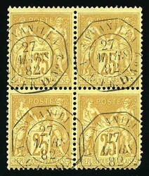 13.10.2025: Lot withdrawn!Stamp of France n°92. 25c. bistre on ...
