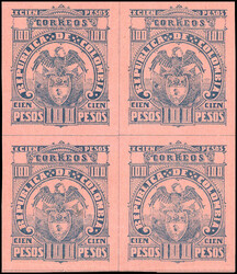 13.10.2025: Lot withdrawn!50 pesos and 100 pesos in blocks of 4. (SC ...