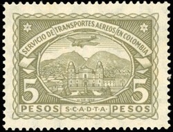 Airmail. Full set of 13 values *+30c. by 20c. Grey** in block of 4. ...