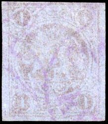 1t. bronze or azure. cancelled Very Fine. R. (Estimate 6500€)