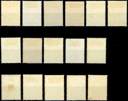 Complete series. 16 values. N° 278 cancelled Very Fine. (Estimate ...