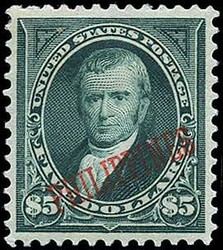 $5 green. Superberbic centering. Superb. SC#225. $5 dark green. ...