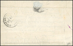 THE CITY OF ORLEANS. 20c. Siege cancelled étoile on Printed formula ...