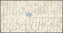 THE CITY OF PARIS. 20c. Cancelled Siege Star 16 on Letter stamped ...