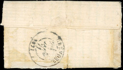 THE NEWTON. 20c. Siege cancelled on letter stamped with the Post mark ...