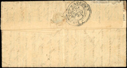 THE DUQUESNE. 20c. Cancelled star on Gazette des Absents n°21 ...