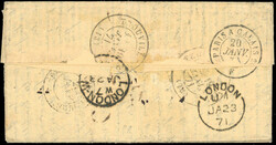 LE VAUCANSON. 20c. Cancelled star on Gazette des Absents n°25 ...