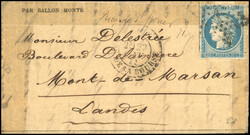 2565023: France Emission Siège de Paris 1870-71