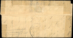 LE GENERAL CAMBRONNE. 20c. Seat cancelled star on Gazette des Absents ...