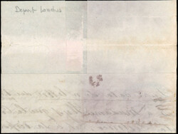 20c. Lauré + 80c. Bordeaux obl. GC 2302 s/lettre en provenance de ...