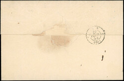 ALEXAImperforateRIE. Handwritten letter of 18 February 1854 stamped ...