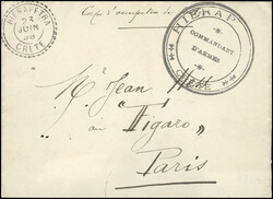 HIERAPETRA / CRETE. Letter stamped with the Post mark of HIERAPETRA ...