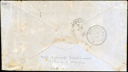 SHANGHAI. 40c. Empire Dented cancelled GC 5104 on letter stamped with ...