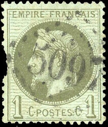 SINOPE / ORDOU. 1c. Lauré (def.), cancelled GC 5097. Superb. R. ...