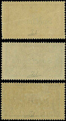 + 206CI1 + 123CI3. 3 values. Very Fine. (Estimate 610€)