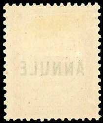 Tax stamps. 50c. Red-orange tax. Overload CANCELLED. Superfine. ...