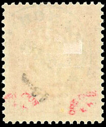 80c. on 1F. orange. Reversed "80" overload. Very Fine. (Estimate ...