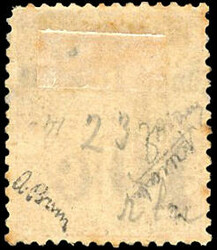 10c. on 40c. red-orange. Displaced overload that removes the "C" from ...