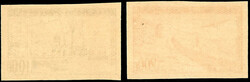 Airmail. 2 values. Imperforate. Superfine. (Estimate 260€)