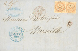 IImperforateE - POImperforateICHERY. General Colonies Stamps No. 5. ...