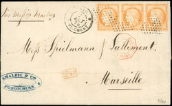 IImperforateE - POImperforateICHERY. General Colonies Stamps No. 13. ...