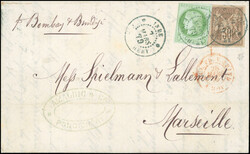 IImperforateE - POImperforateICHERY. General Colonies stamps n° 17 + ...