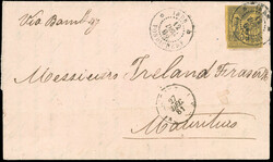 IImperforateE - POImperforateICHERY. General Colonies Stamps No. 45. ...