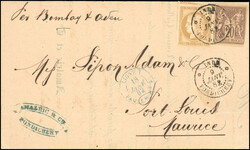 IImperforateE - POImperforateICHERY. General Colony Stamps n° 19 + ...