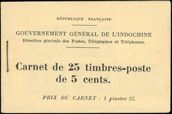 Notebooks. 5c. 5 sheets of 5 stamps n°159 with Cross of St ...