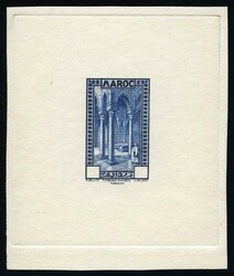 Proof in dark blue with no value in the cartridge. Superfine