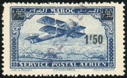 Airmail. 2 values overprinted SPECIMEN by the P.T.T. of ...