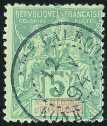 5c. green. cancelled KONE. Fine