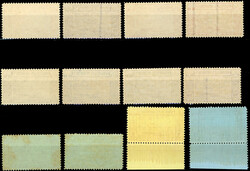 Series of 11 values including n°103 x 2. N°105 *. Very Fine. ...